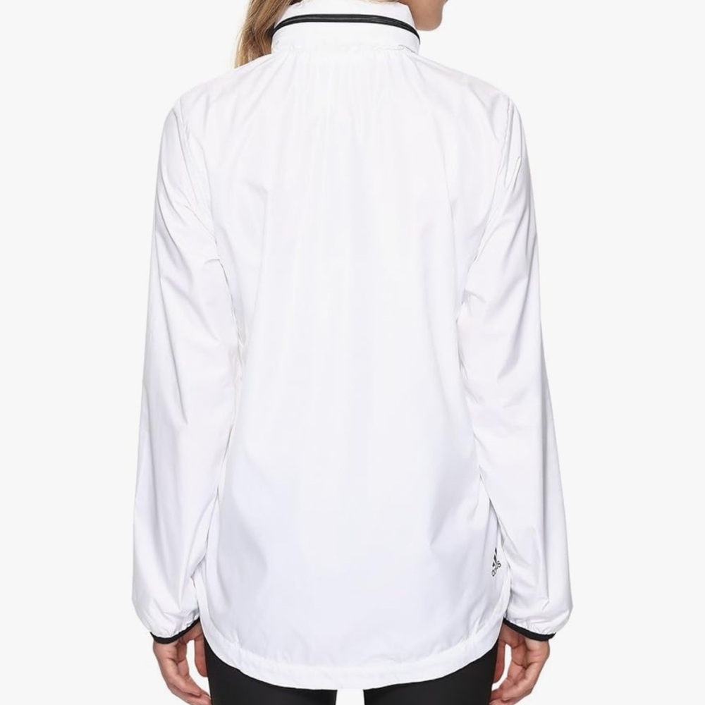 Adidas White Windbreaker / size M - Picture 8 of 8